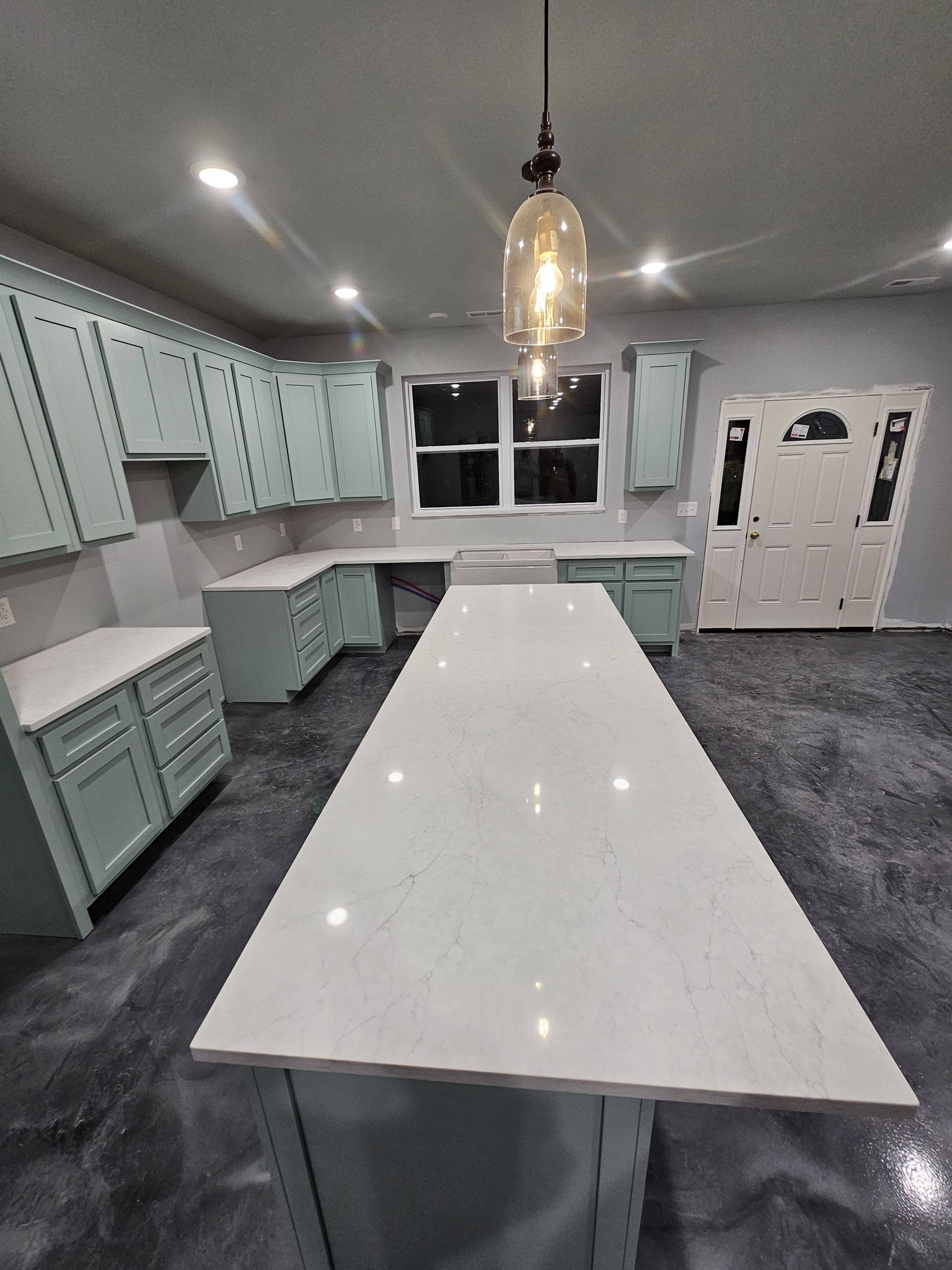 Completed countertop installation