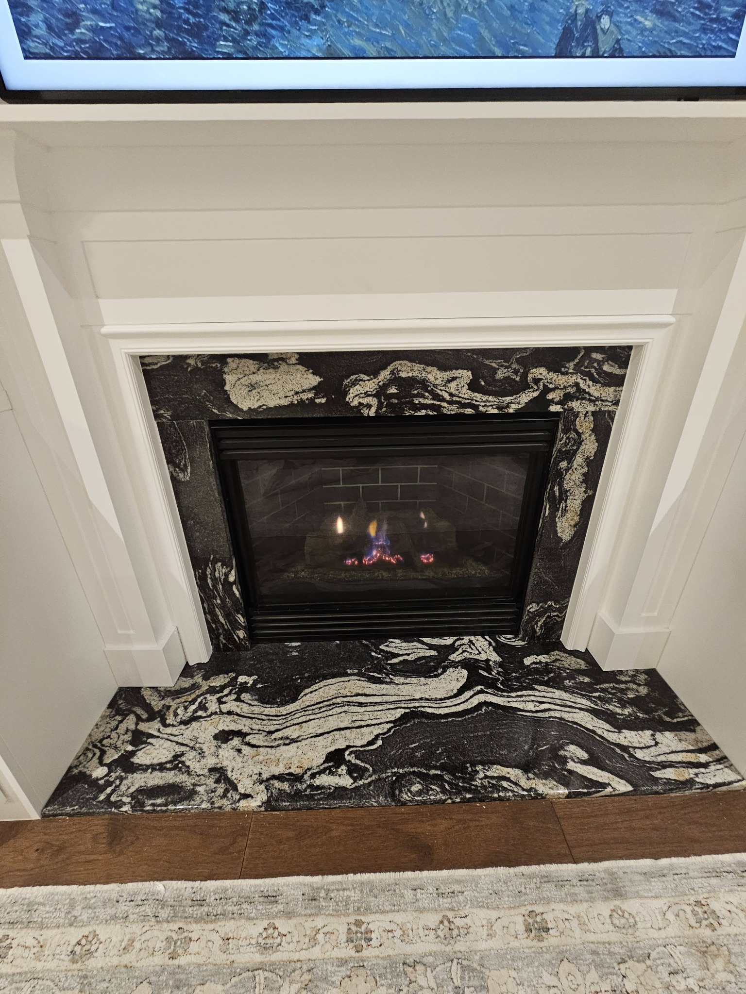 Completed countertop installation