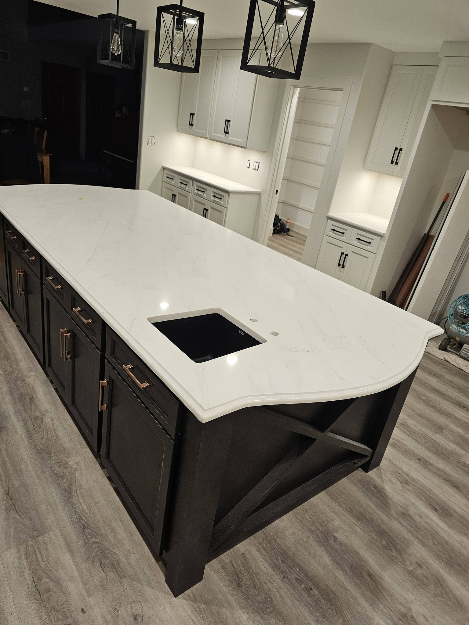Completed countertop installation