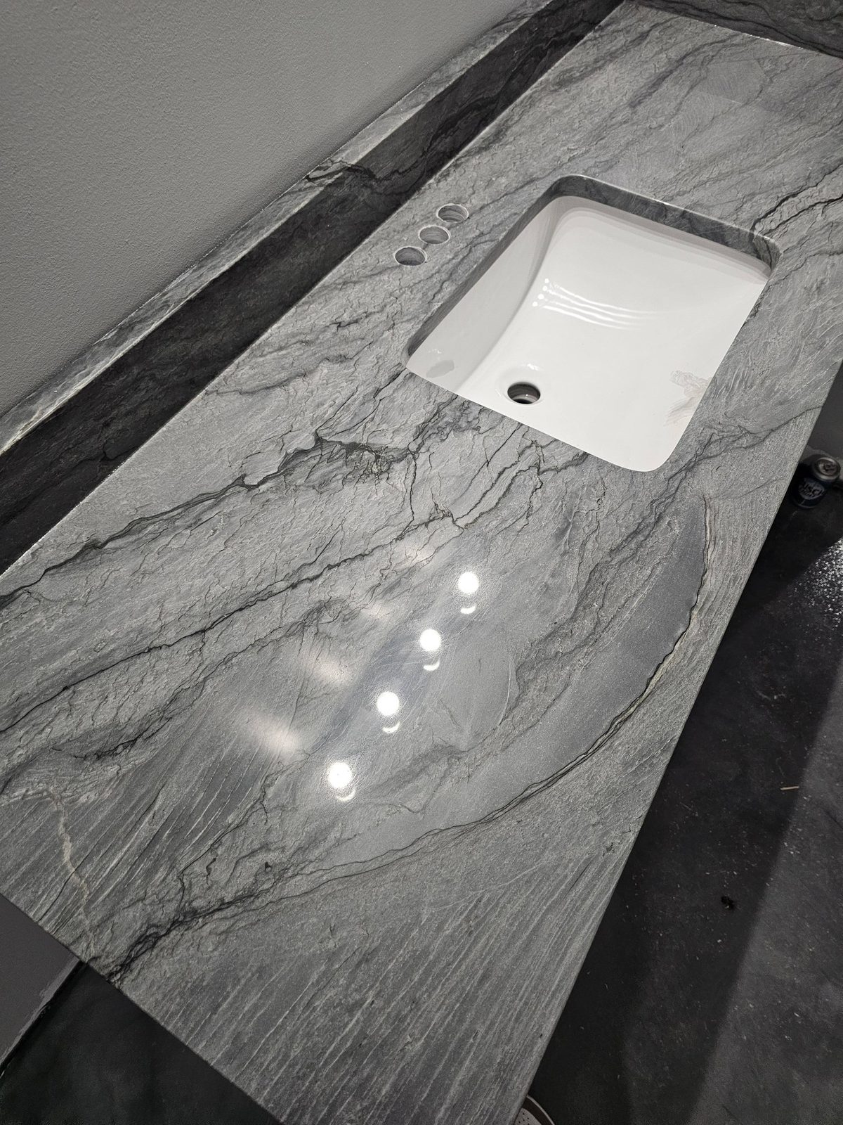 Completed countertop installation