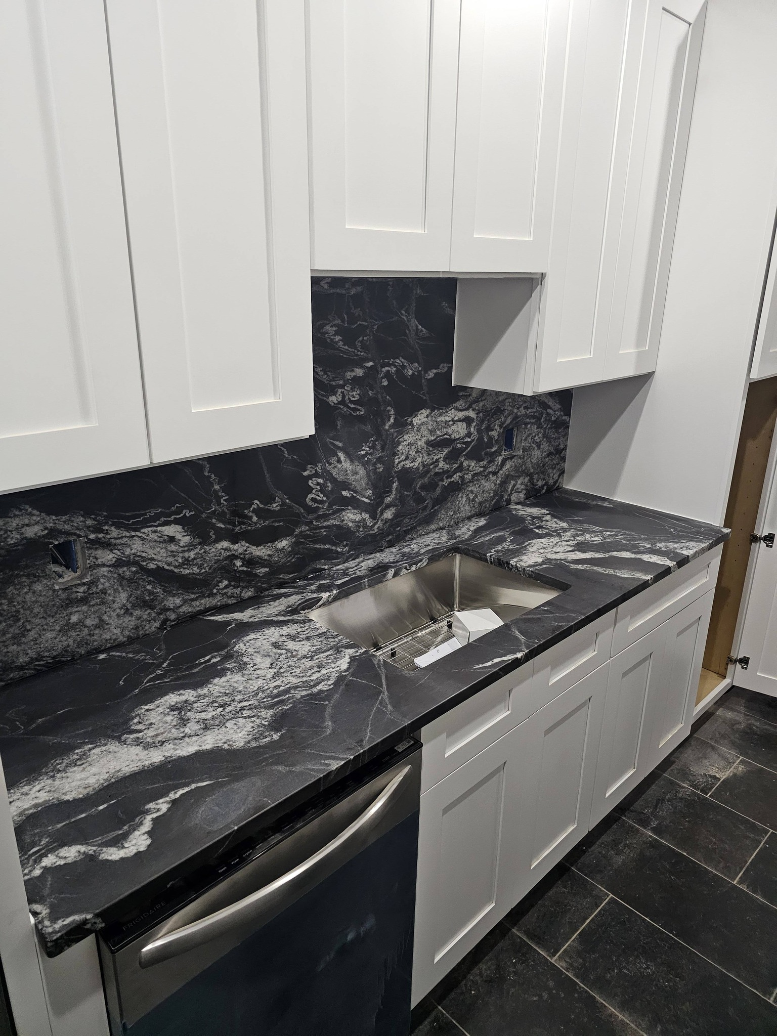 Completed countertop installation