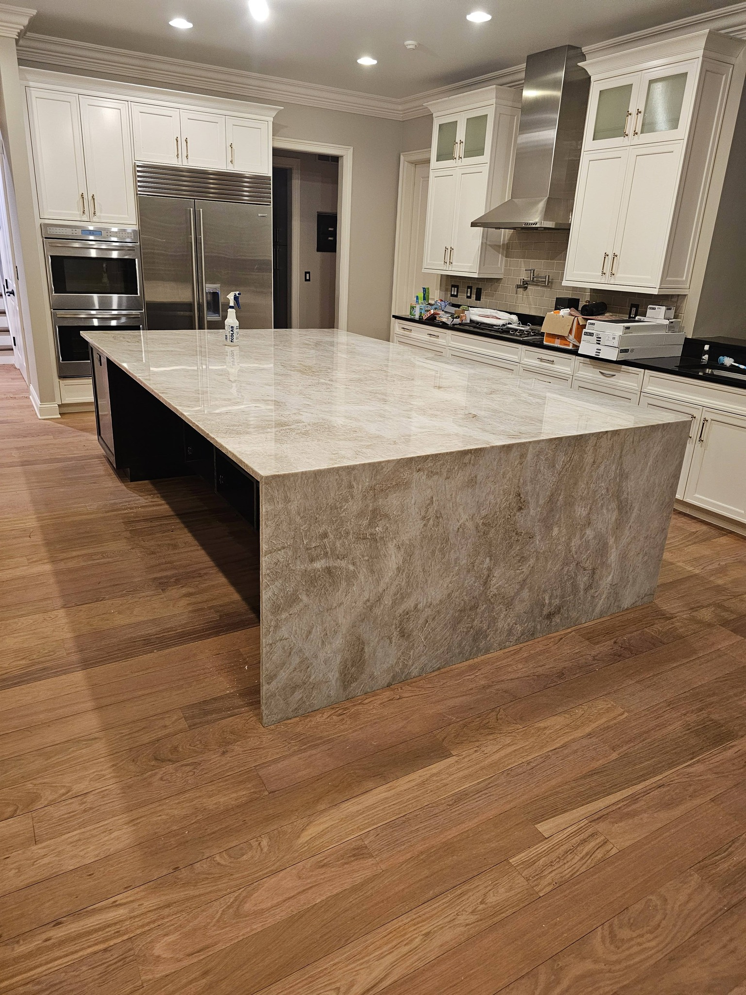 Completed countertop installation